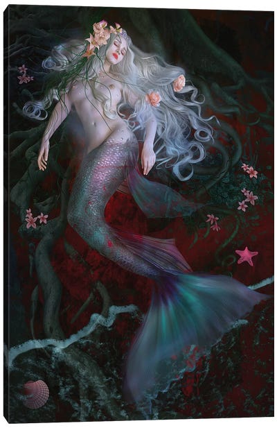 Cecilia Canvas Art Print - Mermaids