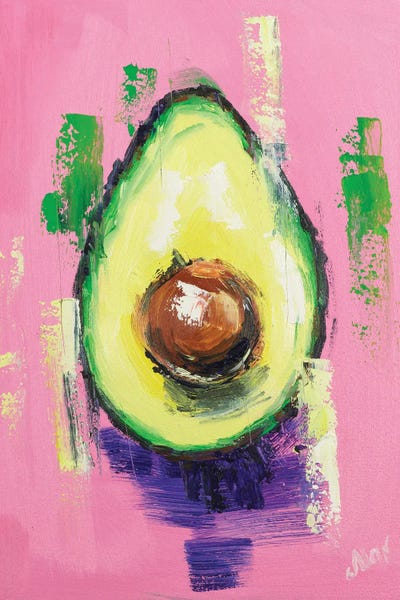 Avocado by Nataly Mak art print