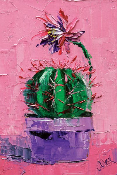 Nataly Mak: Blossom Cactus by Nataly Mak