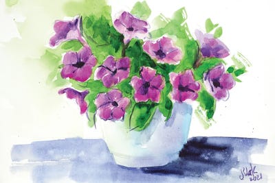 Petunia by Nataly Mak framed wall art
