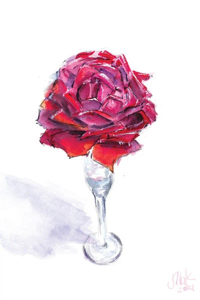 Nataly Mak: Red Rose by Nataly Mak