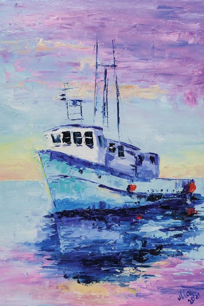 Ship by Nataly Mak framed wall art