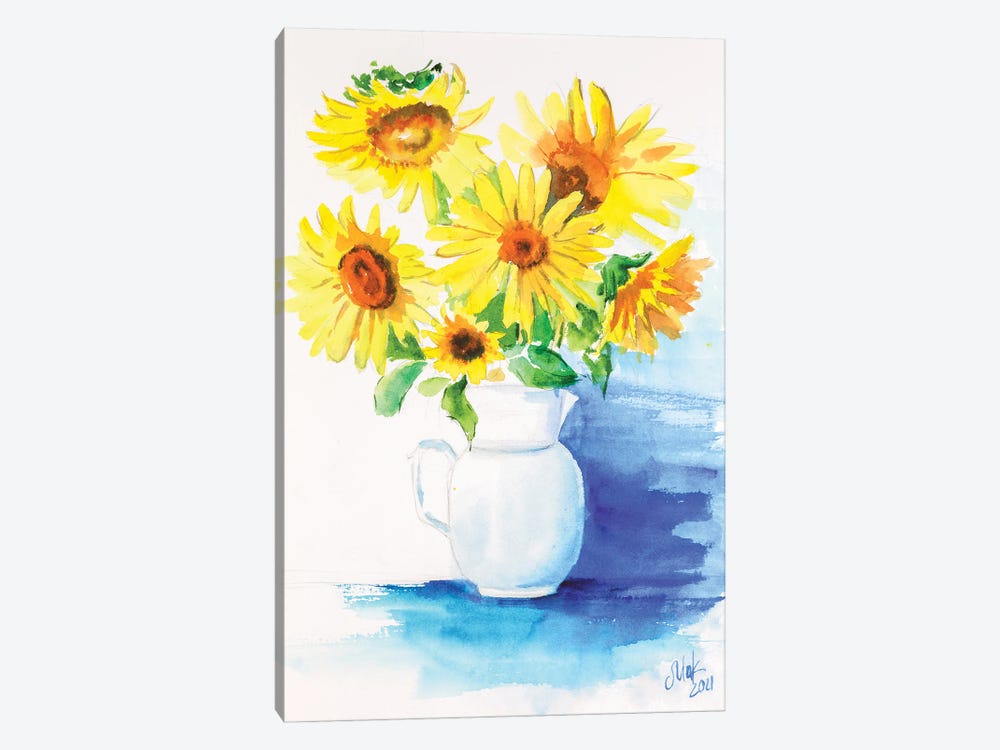 Sunflower Bouquet2 by Nataly Mak 1-piece Art Print