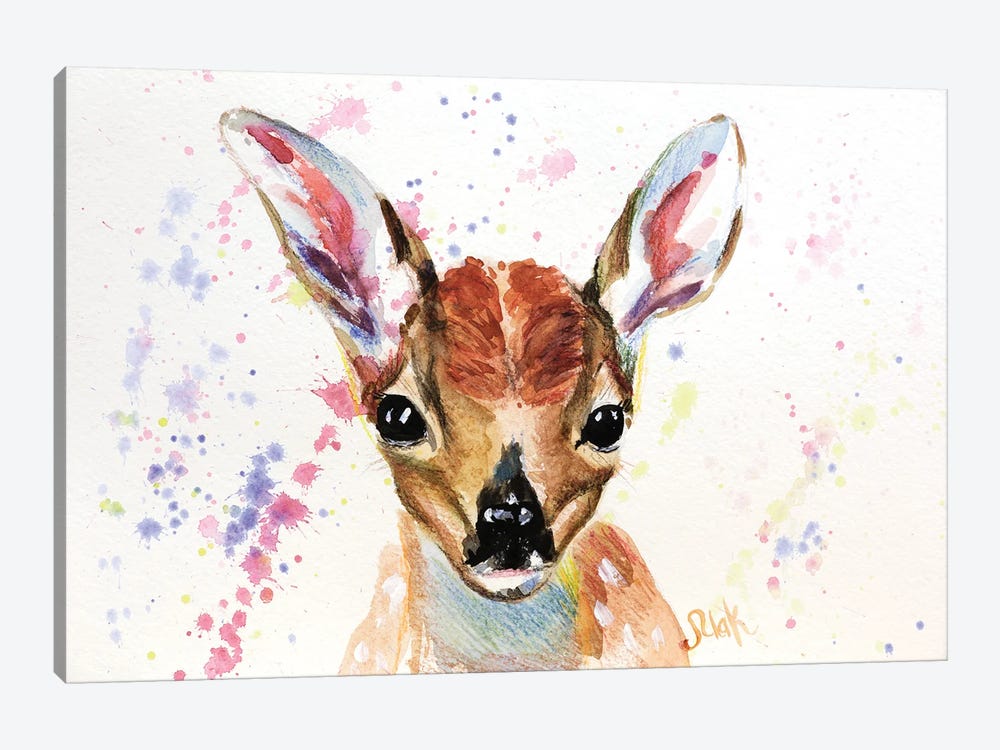 Baby Deer by Nataly Mak 1-piece Art Print