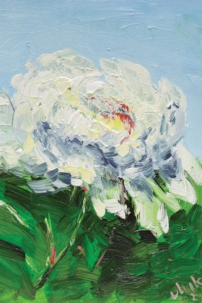 Nataly Mak: White Peony by Nataly Mak