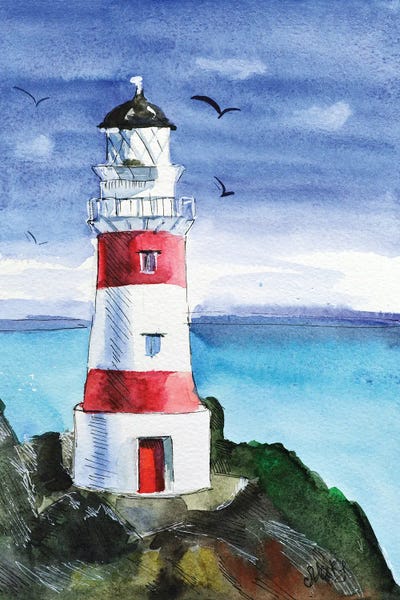 New Zealand: Palliser Lighthouse by Nataly Mak