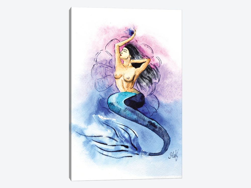 Mermaid by Nataly Mak 1-piece Canvas Wall Art