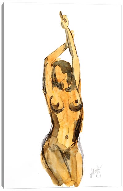 Nude Woman Canvas Art Print