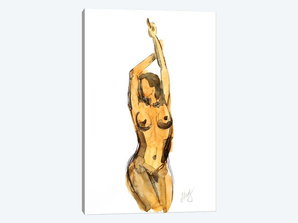 Nude Woman by Nataly Mak 1-piece Canvas Art Print