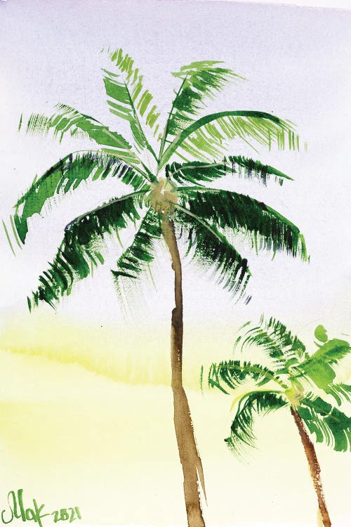 Palm Tree by Nataly Mak wall art