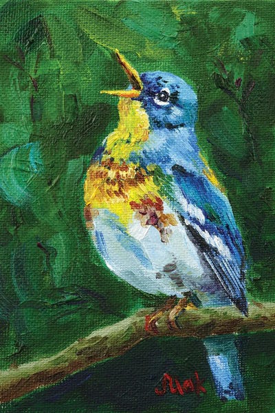Nataly Mak: Parula Bird by Nataly Mak