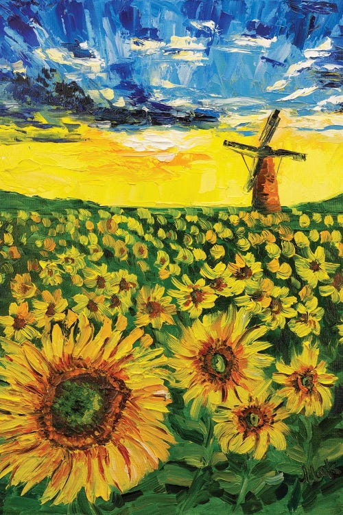 Sunflowers Landscape