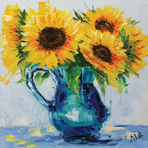 Fine Art Print: Sunflowers Bouquet III by Nataly Mak