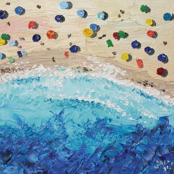 Sandy Beaches: Aerial Beach by Nataly Mak