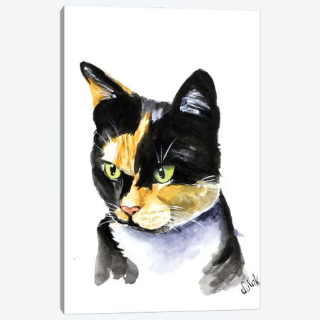 Colorful Cat Canvas Print #NTM163} by Nataly Mak Canvas Art Print