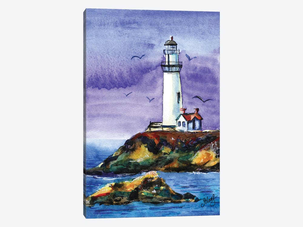 California Lighthouse V by Nataly Mak 1-piece Canvas Print