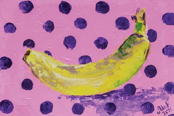 Polka Dot: Banana by Nataly Mak