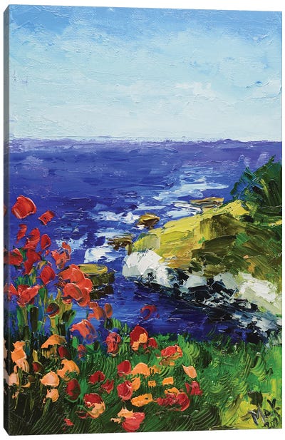 Coastal Landscape III Canvas Art Print - Nataly Mak