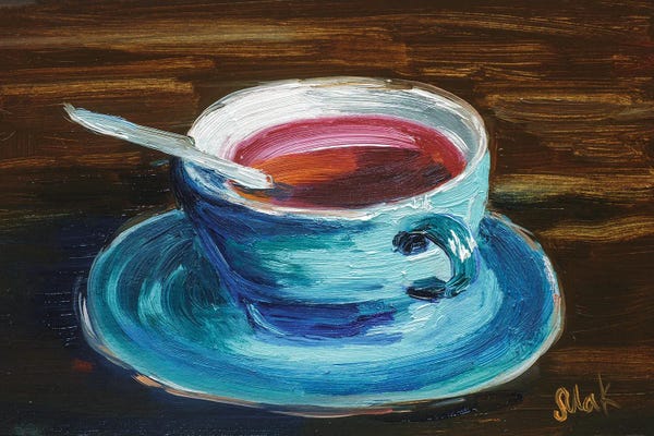 Simple Pleasures: Cup Of Tea by Nataly Mak