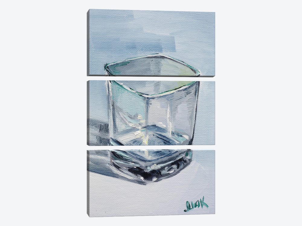 Glass by Nataly Mak 3-piece Canvas Art Print