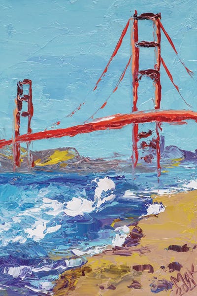 Golden Gate Bridge: Golden Gate Bridge by Nataly Mak