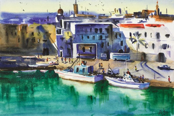 Apulia: Monopoli Cityscape by Nataly Mak
