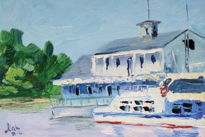 Pier by Nataly Mak framed wall art