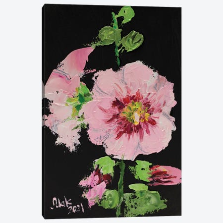 Pink Mallow Canvas Print #NTM204} by Nataly Mak Canvas Print