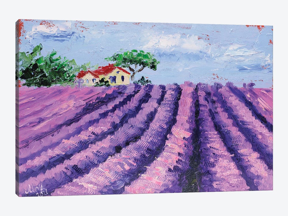Provence Landscape by Nataly Mak 1-piece Canvas Art Print