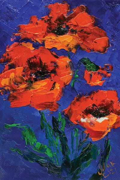 Nataly Mak: Red Poppies by Nataly Mak