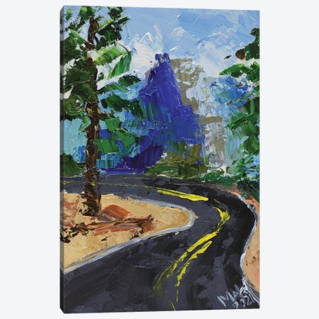 Road Landscape Canvas Print #NTM219} by Nataly Mak Canvas Art Print