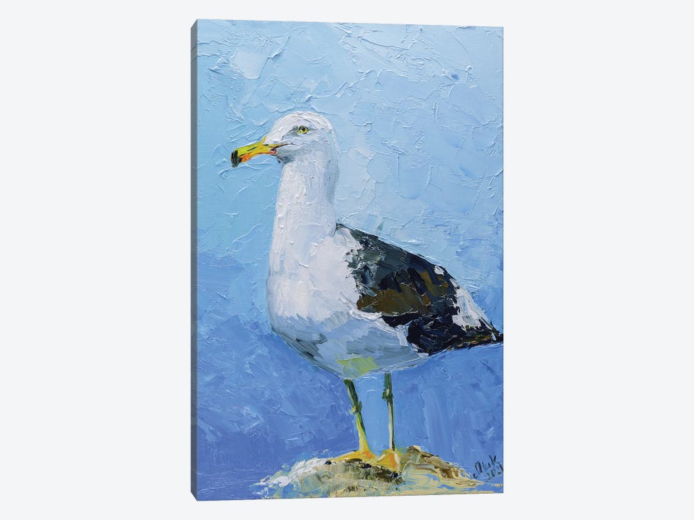 Seagull II by Nataly Mak 1-piece Canvas Artwork