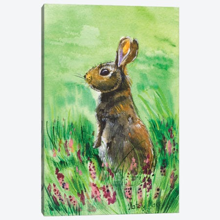 Hare Canvas Print #NTM22} by Nataly Mak Canvas Print