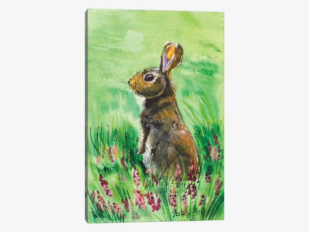 Hare by Nataly Mak 1-piece Canvas Art