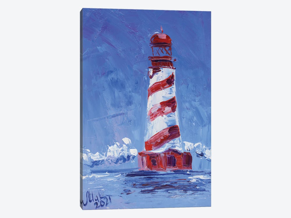 Michigan Lighthouse by Nataly Mak 1-piece Art Print