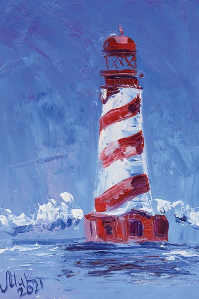 Nataly Mak: Michigan Lighthouse by Nataly Mak
