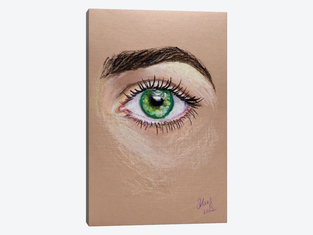 Green Eye by Nataly Mak 1-piece Art Print
