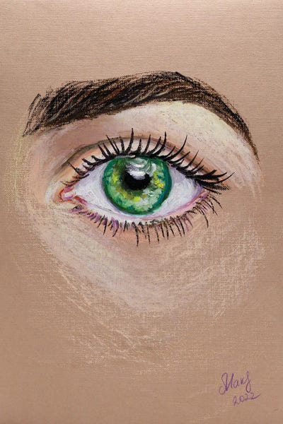 Nataly Mak: Green Eye by Nataly Mak