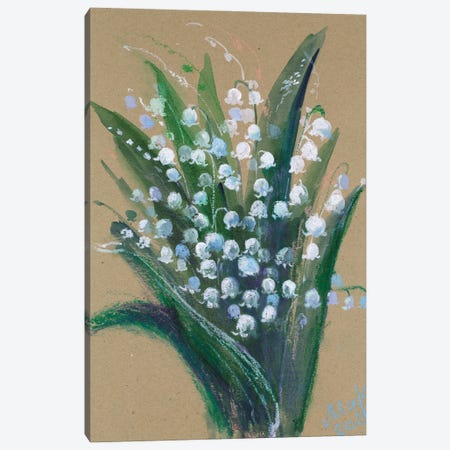 Lily Of The Valley Canvas Print #NTM252} by Nataly Mak Canvas Print