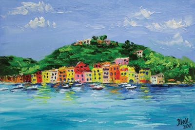 Portofino Italy by Nataly Mak multi panel art