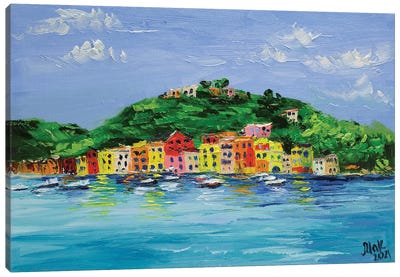 Portofino Italy Canvas Art Print - Nataly Mak