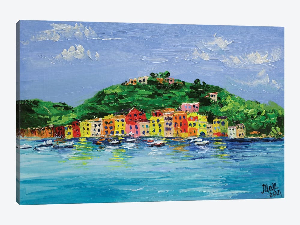 Portofino Italy by Nataly Mak 1-piece Canvas Art Print