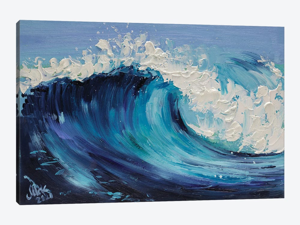 Wave by Nataly Mak 1-piece Canvas Art Print