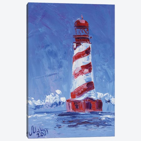 Michigan Lighthouse II Canvas Print #NTM259} by Nataly Mak Canvas Art Print