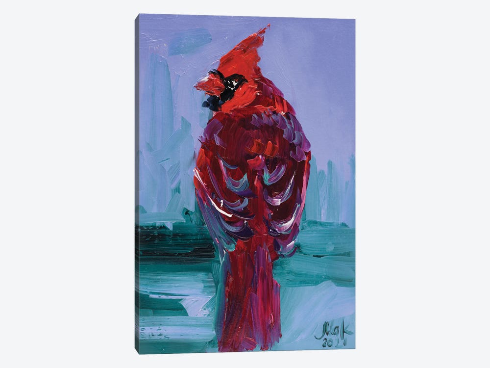 Red Cardinal II by Nataly Mak 1-piece Art Print