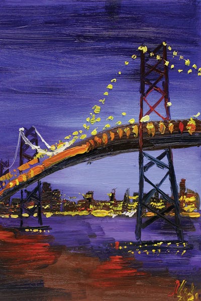 Nataly Mak: Golden Gate Bridge San Francisco by Nataly Mak