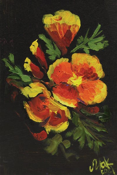 Nataly Mak: California Poppy II by Nataly Mak
