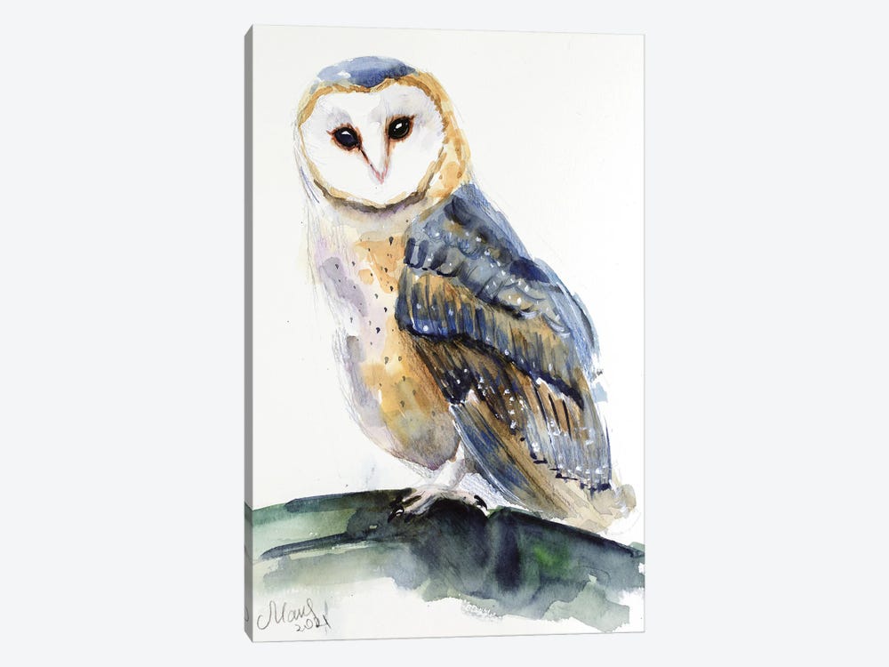 Owl by Nataly Mak 1-piece Canvas Print