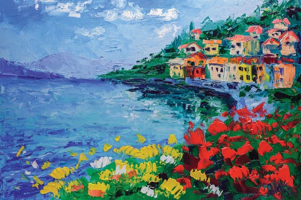 Coastal Villages & Towns: Lake Como by Nataly Mak