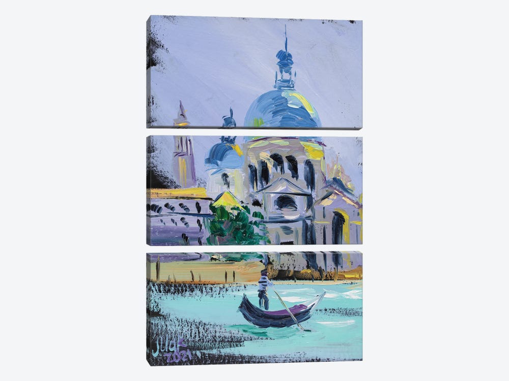 Venice II by Nataly Mak 3-piece Canvas Print